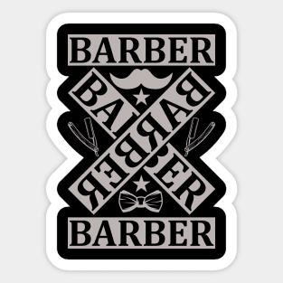 Barber Design 49 Sticker